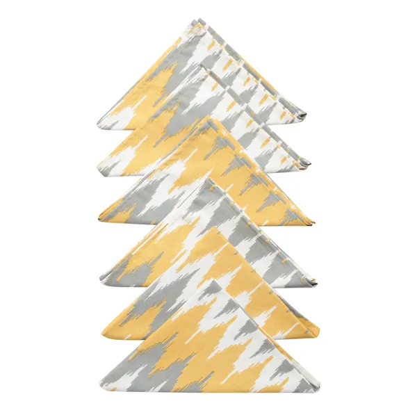 Pack_of_18_Pieces_Cotton_Yellow_Grey_Ternion_Printed_Place_Mat_and_Napkin_Set_for_Dinning_and_Center_Table