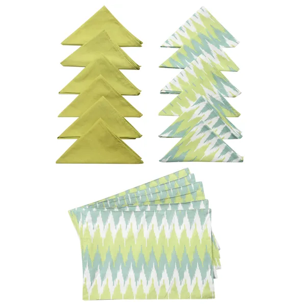 Pack_of_18_Pieces_Cotton_Aqua_Green_Ternion_Printed_Place_Mat_and_Napkin_Set_for_Dinning_and_Center_Table
