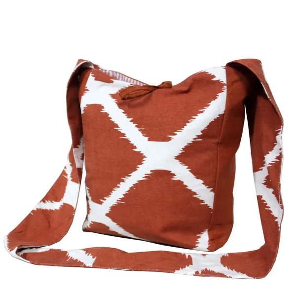 Pack_of_1_Piece_Cotton_Rust_Ikat_Printed_Crossbody_Shoulder_Bag_for_Women,_Men,_Girl_&_Boy