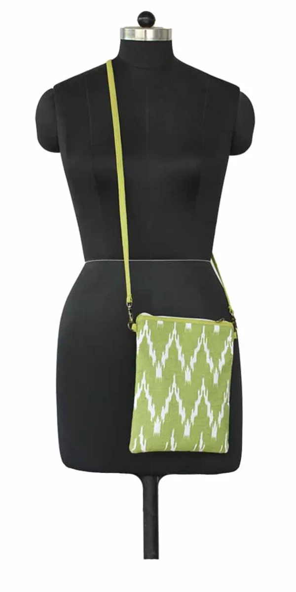 Pack_of_1_Piece_Cotton_Green_Waggle_Printed_Collection_Crossbody_Sling_for_Women_&_Girl