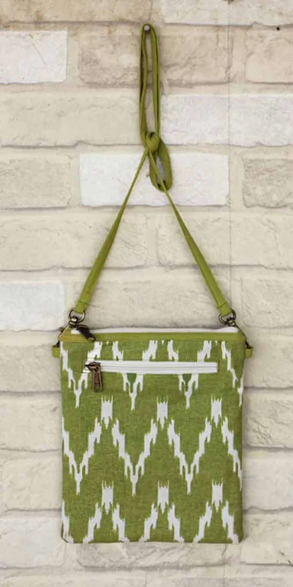 Pack_of_1_Piece_Cotton_Green_Waggle_Printed_Collection_Crossbody_Sling_for_Women_&_Girl