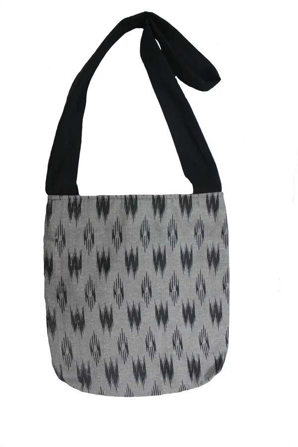 Pack_of_1_Piece_Cotton_Black_W-Ikat_Printed_Collection_Crossbody_Messenger_Bag_for_Women,_Men,_Girl_&_Boy