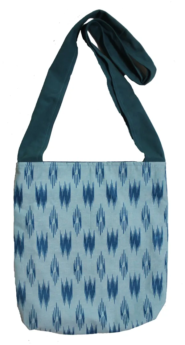 Pack_of_1_Piece_Cotton_Blue_W-Ikat_Printed_Collection_Crossbody_Messenger_Bag_for_Women,_Men,_Girl_&_Boy