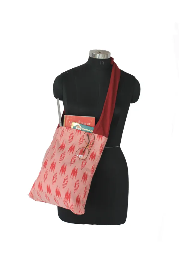 Pack_of_1_Piece_Cotton_Maroon_W-Ikat_Printed_Collection_Crossbody_Messenger_Bag_for_Women,_Men,_Girl_&_Boy