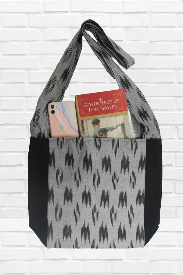 Pack_of_1_Piece_Cotton_Black_W-Ikat_Printed_Collection_Crossbody_Messenger_Bag_for_Women,_Men,_Girl_&_Boy