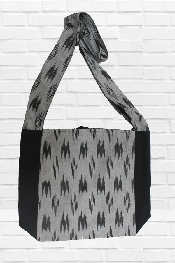 Pack_of_1_Piece_Cotton_Black_W-Ikat_Printed_Collection_Crossbody_Messenger_Bag_for_Women,_Men,_Girl_&_Boy