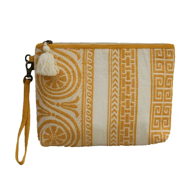 Pack_of_1_Piece_Cotton_Yellow_Cotton_Plaza_Circular_Lurex_Collection_Multi_Utility_Pouch_for_Travel_and_Storage_Accessories_Organizer