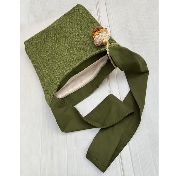 Pack_of_1_Piece_Cotton_Green_Merit_Collection_Crossbody_Messenger_Bag_for_Women,_Men,_Girl_&_Boy