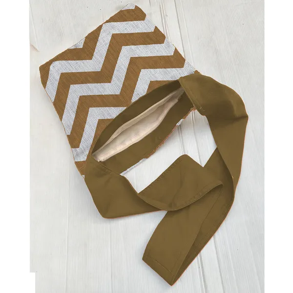 Pack_of_1_Piece_Cotton_BeigeChevron_Collection_Crossbody_Messenger_Bag_for_Women,_Men,_Girl_&_Boy