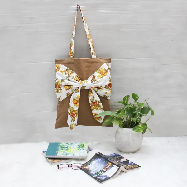 Pack_of_2_Pieces_Cotton_Yellow_Polka_Dot_Printed_Tie_Tote_Shopping_Bag_for_Shopping_General_&_Grocery