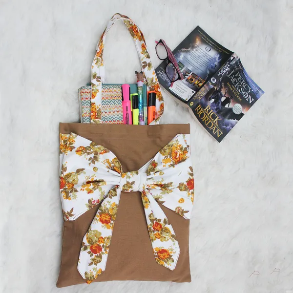 Pack_of_2_Pieces_Cotton_Yellow_Polka_Dot_Printed_Tie_Tote_Shopping_Bag_for_Shopping_General_&_Grocery