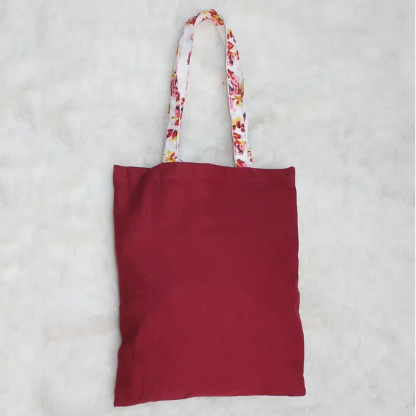 Pack_of_2_Pieces_Cotton_Maroon_Polka_Dot_Printed_Tie_Tote_Shopping_Bag_for_Shopping_General_&_Grocery