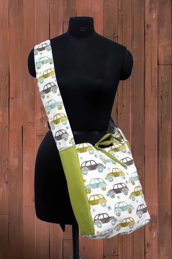 Pack_of_1_Piece_Cotton_Green_Multi_Car_Printed_Crossbody_Messenger_Bag_for_Women,_Men,_Girl_&_Boy