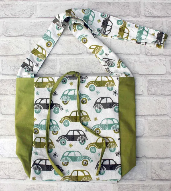 Pack_of_1_Piece_Cotton_Green_Multi_Car_Printed_Crossbody_Messenger_Bag_for_Women,_Men,_Girl_&_Boy