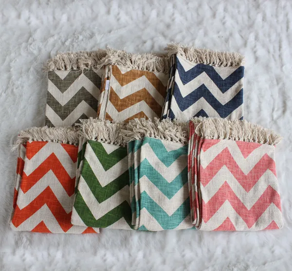 Pack_of_1_Piece_Cotton_Orange_Chevron_Printed_Collection_Decorative_Throw_for_Living_room_and_Bedroom