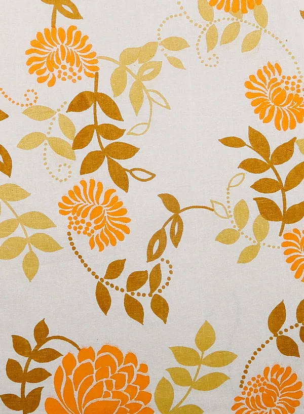 Pack_of_12_Pieces_Cotton_Orange_Floral_Printed_and_Plain_Napkin_Set_for_Dining_and_Kitchen