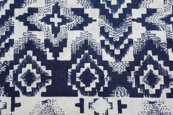Pack_of_12_Pieces_Cotton_Blue_Ikat_Printed_and_Plain_Napkin_Set_for_Dining_and_Kitchen