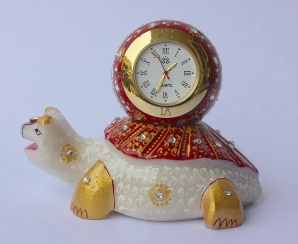 Pack_of_1_Piece_Marble_Multicolor_Hand_Painted_Tortoise_Clock_for_Home_and_Table_Decoration