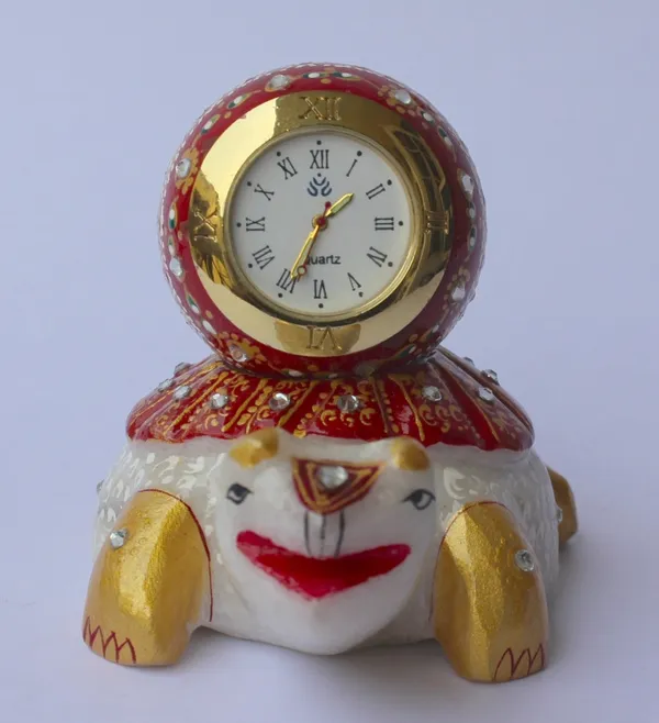 Pack_of_1_Piece_Marble_Multicolor_Hand_Painted_Tortoise_Clock_for_Home_and_Table_Decoration