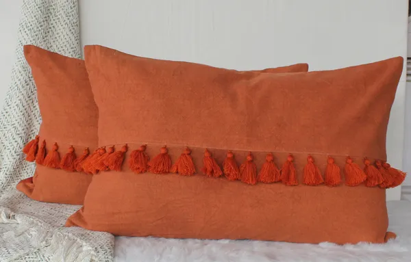 Pack_of_2_Pieces_Cotton_Rust_Merit_Cotton_Tassel_Collection_Cushion_and_Pillow_Cover_for_Living_Room_and_Bedroom