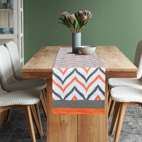 Pack_of_1_Piece_Cotton_Orange_Chevron_Printed_Table_Runner_for_Dining_&_Center_Table