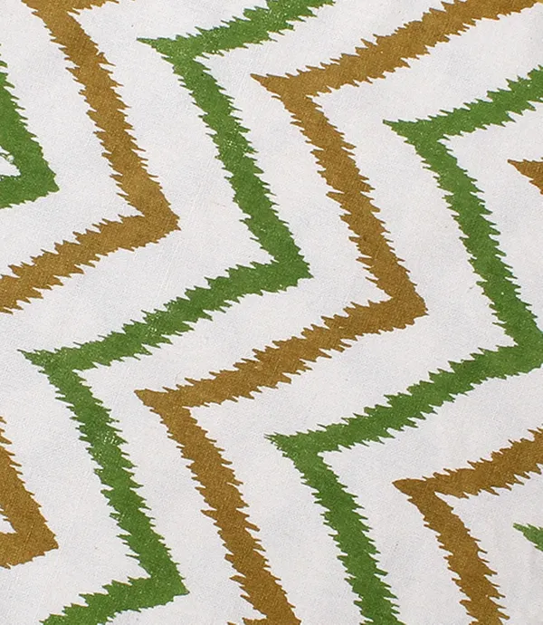 Pack_of_13,_19_&_25_Pieces_Cotton_Green_Chevron_Printed_Table_Runner_With_Place_Mat_and_Napkin_For_Dining_&_Center_Table