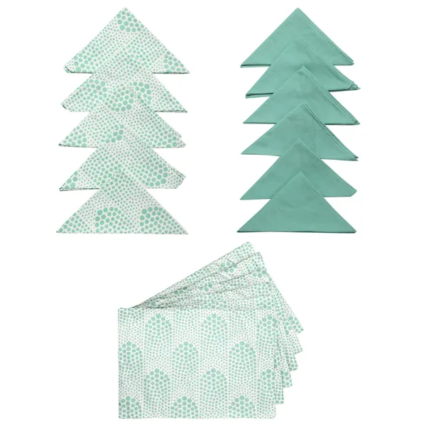 Pack_of_18_Pieces_Cotton_Aqua_Bubble_Printed_Place_Mat_and_Napkin_Set_for_Dinning_and_Center_Table