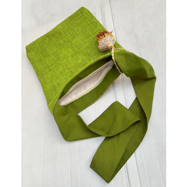 Pack_of_1_Piece_Cotton_Parot_Green_Merit_Collection_Crossbody_Messenger_Bag_for_Women,_Men,_Girl_&_Boy