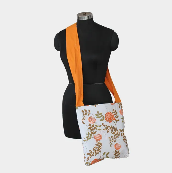 Pack_of_1_Piece_Cotton_Orange_Big_Leaf_Printed_Collection_Crossbody_Messenger_Bag_for_Women,_Men,_Girl_&_Boy