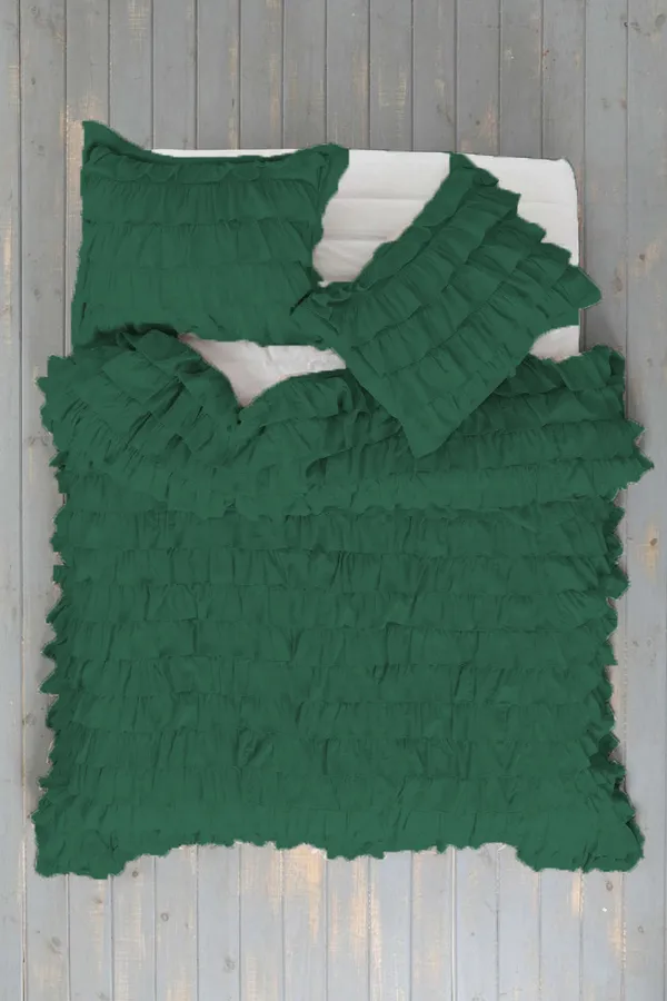 Pack_of_2_&_3_Pieces_Cotton_Ruffle_King_Single_Bedsheet_With_Pieces_Pillow_Cover_for_Bedroom,_Guest_Room,_Kids_Room