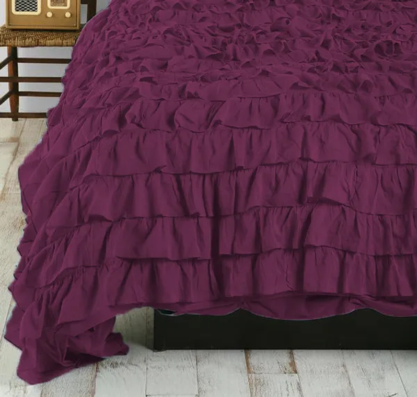 Pack_of_2_&_3_Pieces_Cotton_Ruffle_King_Single_Bedsheet_With_Pieces_Pillow_Cover_for_Bedroom,_Guest_Room,_Kids_Room