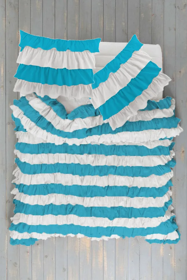 Pack_of_3_Pieces_Cotton_Ruffle_King_Single_Bedsheet_With_Pieces_Pillow_Cover_for_Bedroom,_Guest_Room,_Kids_Room
