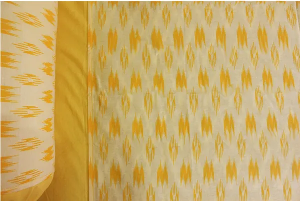 Premium_Pack_of_6_Pieces_Cotton_Banana_Yellow_Pochampaaly_Weave_Ikat_Printed_Collection_Diwan_Set_For_Living_Room