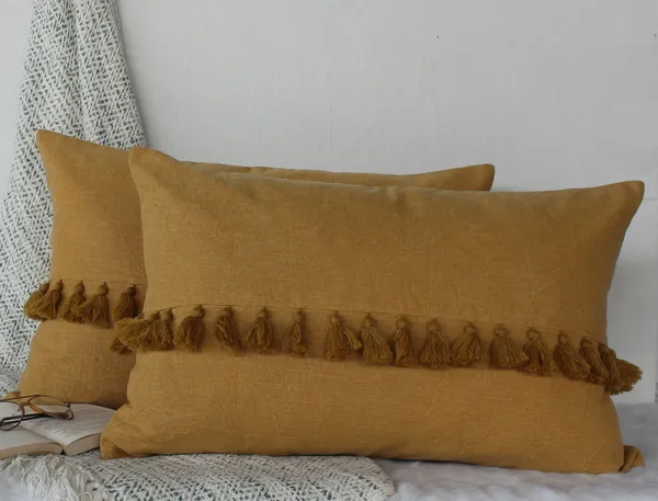 Pack_of_2_Pieces_Cotton_Yellow_Merit_Cotton_Tassel_Collection_Cushion_and_Pillow_Cover_for_Living_Room_and_Bedroom