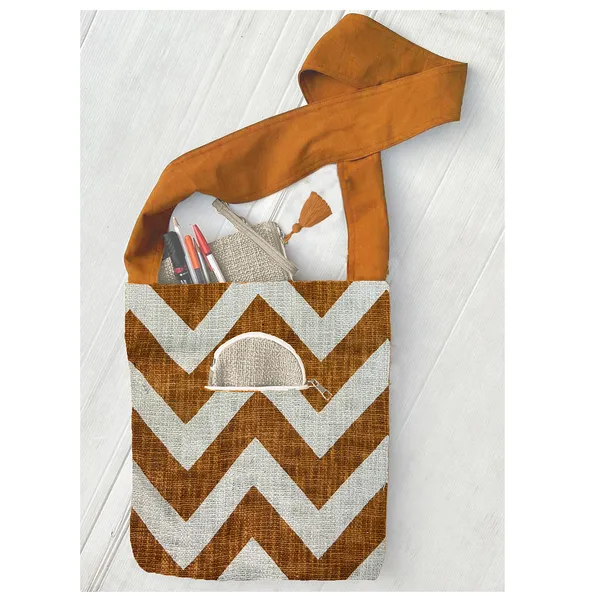 Pack_of_1_Piece_Cotton_Yellow_Chevron_Collection_Crossbody_Shoulder_Bag_for_Women,_Men,_Girl_&_Boy