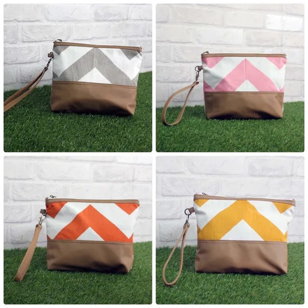 Pack_of_1_Piece_Cotton_Yellow_Chevron_Printed_Multi_Utility_Pouch_for_Travel_and_Storage_Accessories_Organizer