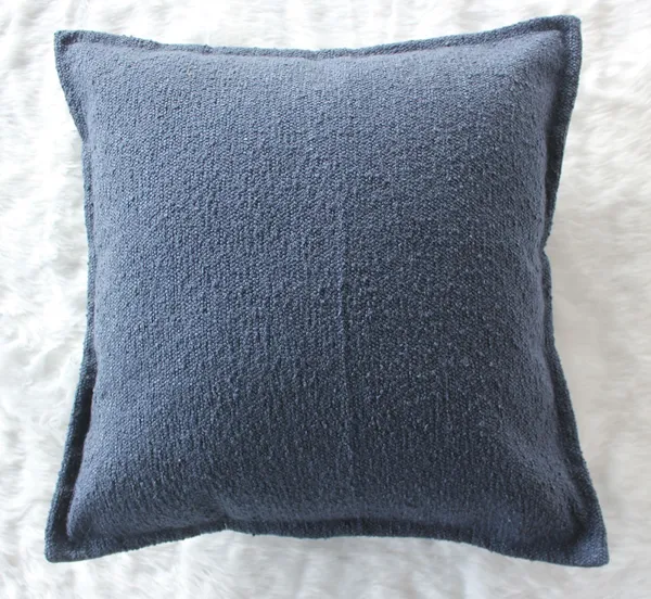 Pack_of_2_Pieces_Polyester_Navy_Blue_Delta_Boucle_Collection_Cushion_and_Pillow_Cover_for_Living_Room_and_Bedroom