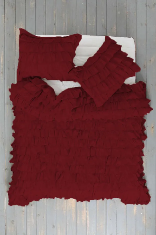 Pack_of_2_&_3_Pieces_Cotton_Ruffle_King_Single_Bedsheet_With_Pieces_Pillow_Cover_for_Bedroom,_Guest_Room,_Kids_Room