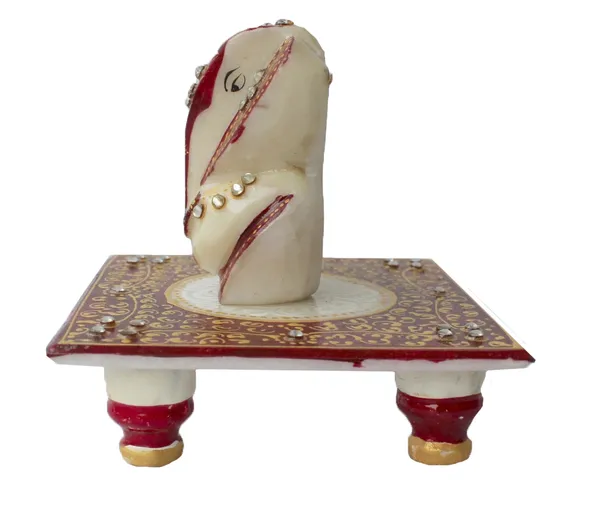 Pack_of_1_Piece_Marble_Maroon_Hand_Painting_Ganesha_on_choki__for_Pooja_Room_and_Decoration