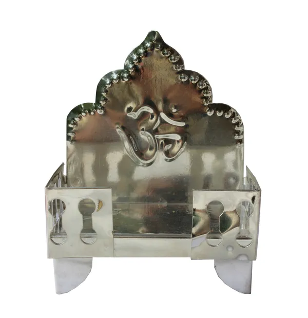 Pack_of_1_Piece_Brass_Sliver_Laxmi_Ganesha_on_Singhasan_for_Pooja_Room_and_Decoration