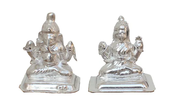 Pack_of_1_Piece_Brass_Sliver_Laxmi_Ganesha_on_Singhasan_for_Pooja_Room_and_Decoration