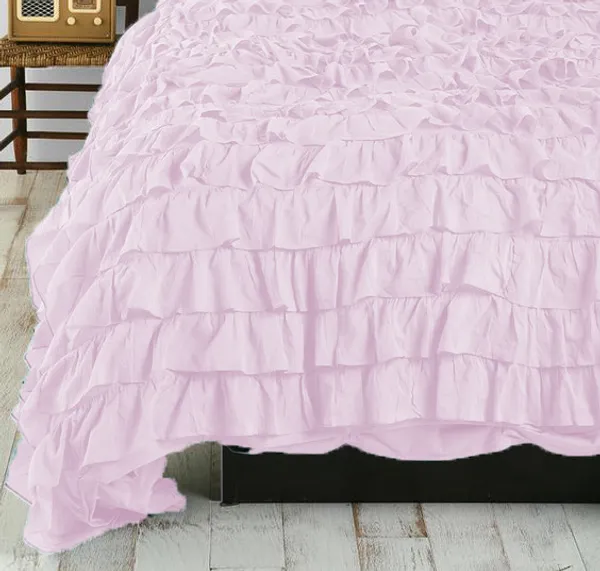 Pack_of_2_&_3_Pieces_Cotton_Ruffle_King_Single_Bedsheet_With_Pieces_Pillow_Cover_for_Bedroom,_Guest_Room,_Kids_Room