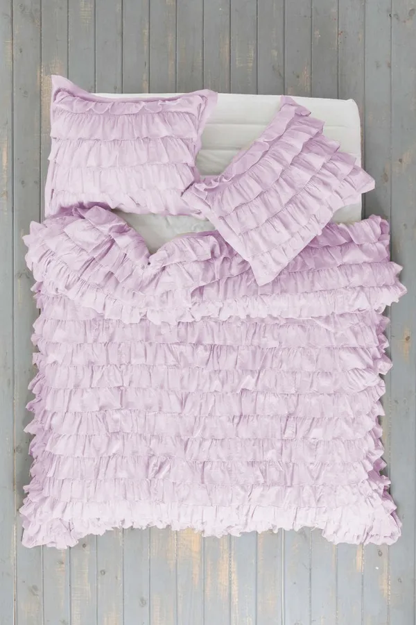 Pack_of_2_&_3_Pieces_Cotton_Ruffle_King_Single_Bedsheet_With_Pieces_Pillow_Cover_for_Bedroom,_Guest_Room,_Kids_Room