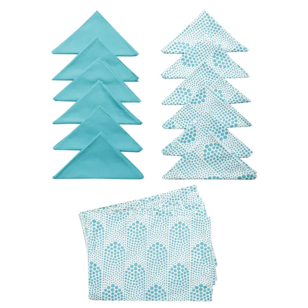 Pack_of_18_Pieces_Cotton_Blue_Bubble_Printed_Place_Mat_and_Napkin_Set_for_Dinning_and_Center_Table