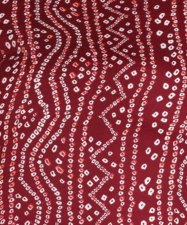 Maroon_Cotton_Printed_Kurti_Pant_With_Dupatta_Set