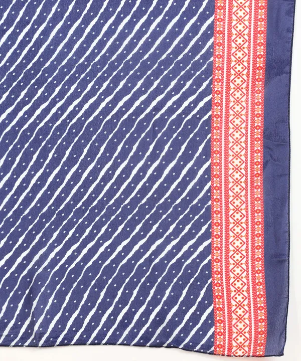 Blue_Cotton_Printed_Round_Kurti_With_Dupatta_Set_For_Women