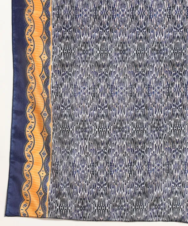Navy_Blue_Cotton_Printed_Round_Kurti_With_Dupatta_Set_For_Women