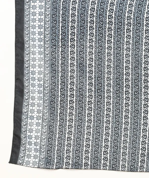 Grey_Cotton_Printed_Round_Kurti_With_Dupatta_Set_For_Women