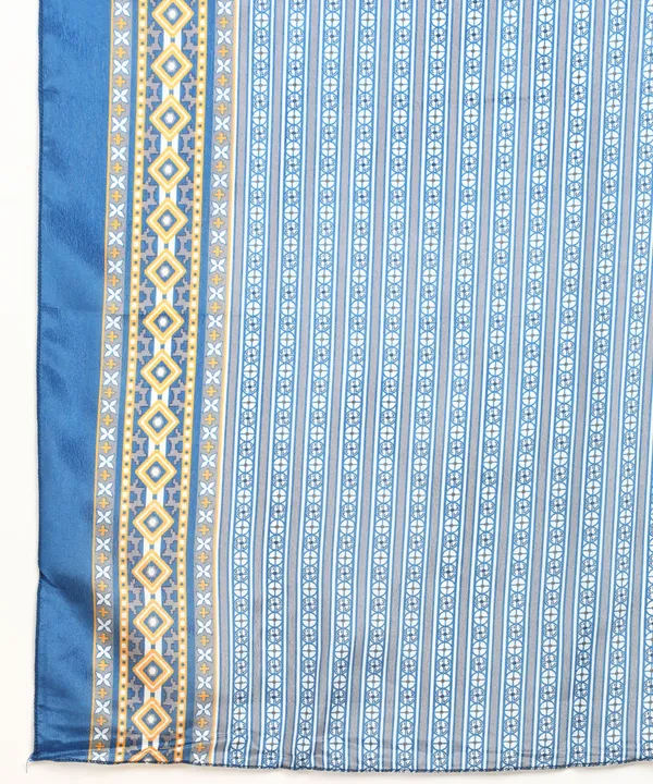 Blue_Cotton_Printed_Round_Kurti_With_Dupatta_Set_For_Women