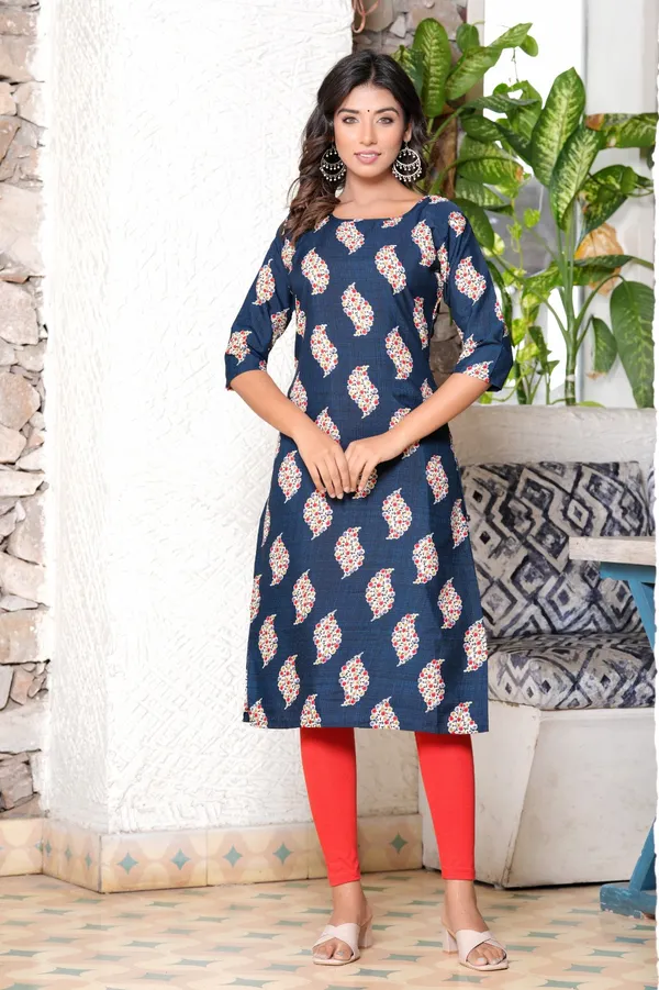 Blue_Women_Printed_Straight_Kurti